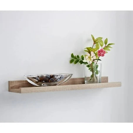 U.saf Lokken Small Oak Floating Picture Shelf - 48cm