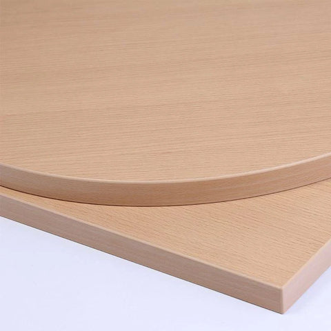 Netfurniture - Elliot Black Table Base Round Laminate Top Black Medium Coffee ...