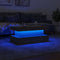 vidaXL Coffee Table with LED Lights Sonoma Oak 90x50x40 cm