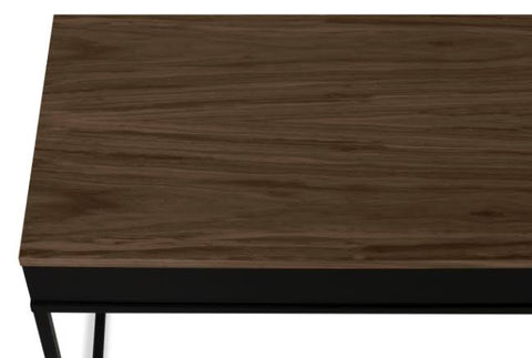 Temahome Desk City Walnut, Black