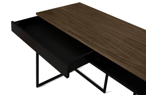 Temahome Desk City Walnut, Black