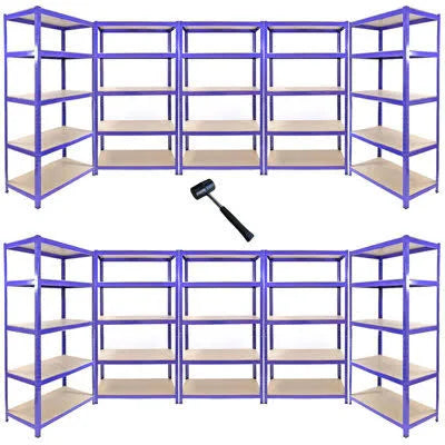 10 Monster Racking Q-Rax Industrial Warehouse Shelving Unit Heavy Duty Garage ...