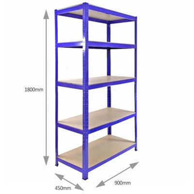10 Monster Racking Q-Rax Industrial Warehouse Shelving Unit Heavy Duty Garage ...