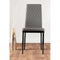 FurnitureboxUK - Andria White Marble Effect & Black Leg 6 Seater Dining Table and ...
