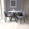 Shankar Avesta White & 4 Linden Dining Set