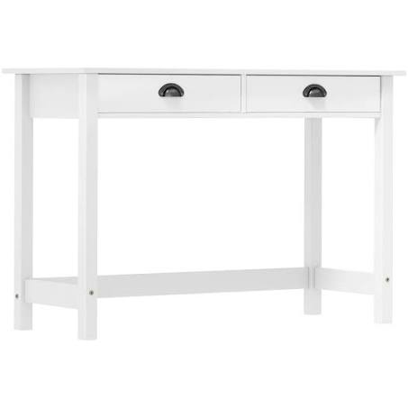 vidaXL Console Table Hill with 2 Drawers 110x45x74 cm Solid Pine Wood