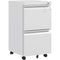 Vinsetto - 2-Drawer Filing Cabinet W/ Adjustable Hanging Bar Lockable File ...