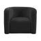 Velvet Accent Chair TOV Furniture UK Upholstery Colour: Black
