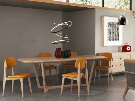 Tambour 180cm Holcot Oval Extending Dining Table