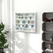 HOMCOM 5 Tier Wall Display Shelf Unit Cabinet with Shelves Glass White
