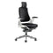Dynamic Synchro Tilt Executive Chair With Grey Fabric Height Adjustable Arms Zure ...