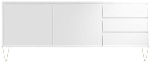 Monaco White 6 Drawer Chest