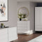 Monaco White 6 Drawer Chest