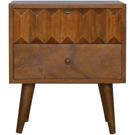 Chestnut Prism Bedside