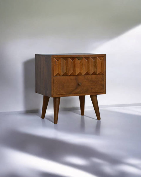 Chestnut Prism Bedside