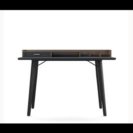 Alphason Memphis Desk walnut & charcoal grey finish