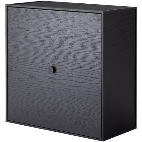 Audo Copenhagen Frame 42 Cube with Door Black-stained Ash