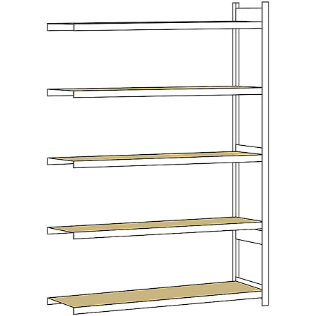 Schulte, Wide Span Shelf Unit, with Moulded Chipboard, Height 3000 mm ,Width 2250 mm