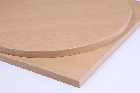 Netfurniture - Gorzan Square Table Base Laminate Square Top Extra Large Poseur ...