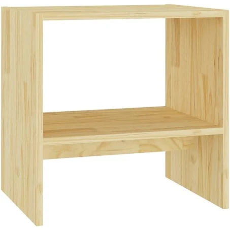 vidaXL Bedside Cabinet 40x30.5x40 cm Solid Pinewood