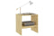 vidaXL Bedside Cabinet 40x30.5x40 cm Solid Pinewood