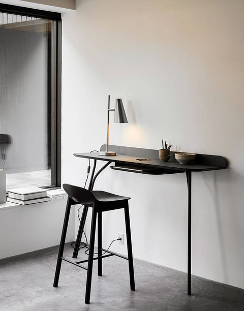 Woud Tree Console Table High 96x130 cm Black Fenix 0720