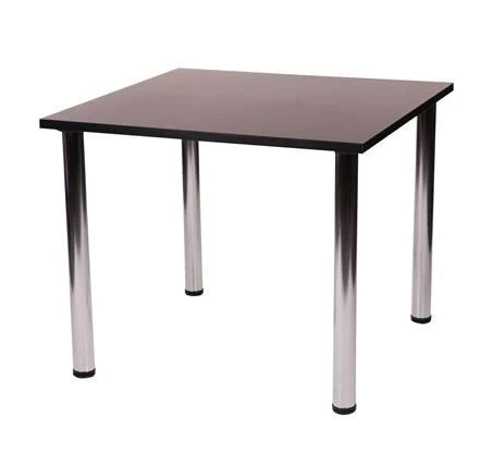 Fabizona Chrome Table Square - Small Or Large Table Tops White 900x900mm