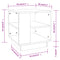 vidaXL Coffee Table Black 40x40x43 cm Engineered Wood