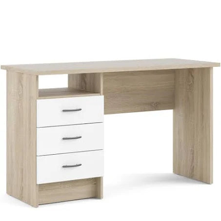 Furniture To Go - Function Plus Desk 3 Drawers - Light Brown