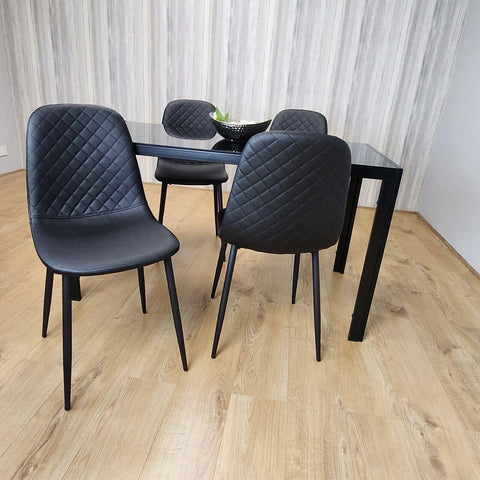 Kosy Koala - Dining Table Set with 4 Chairs Dining Room and Kitchen Table Set of ...