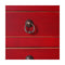 Oriente Red Wood Sideboard (73 x 26 x 90 cm)