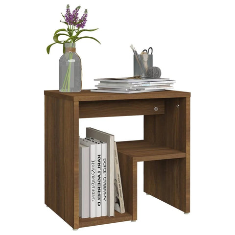 vidaXL Bed Cabinet White 40x30x40 cm Engineered Wood