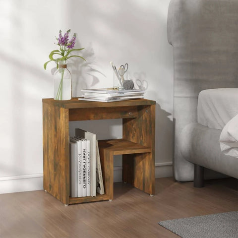 vidaXL Bed Cabinet White 40x30x40 cm Engineered Wood