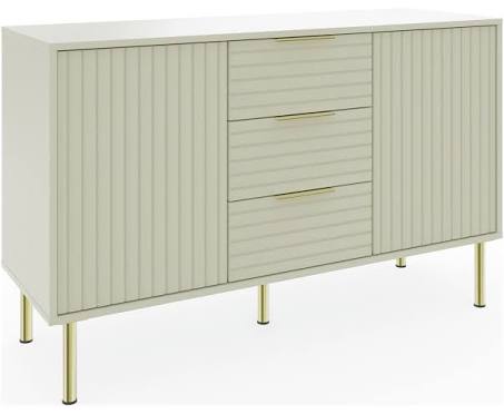 GFW Nervata 2 Door 3 Drawer Sideboard - Natural