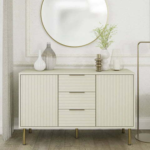GFW Nervata 2 Door 3 Drawer Sideboard - Natural