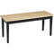 HOMCOM 102 cm Wood Dining Bench for 2 People, Wooden Bench for Kitchen, Dining ...