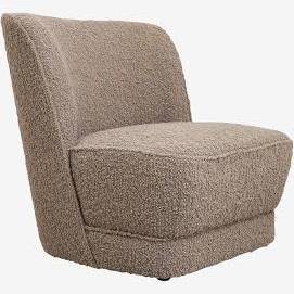 Jakobsdals Lounge Royal Boucle Armchair - Armchairs Bouclé Mole - N812005-74