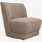 Jakobsdals Lounge Royal Boucle Armchair - Armchairs Bouclé Mole - N812005-74