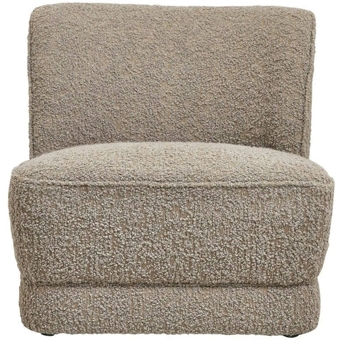 Jakobsdals Lounge Royal Boucle Armchair - Armchairs Bouclé Mole - N812005-74