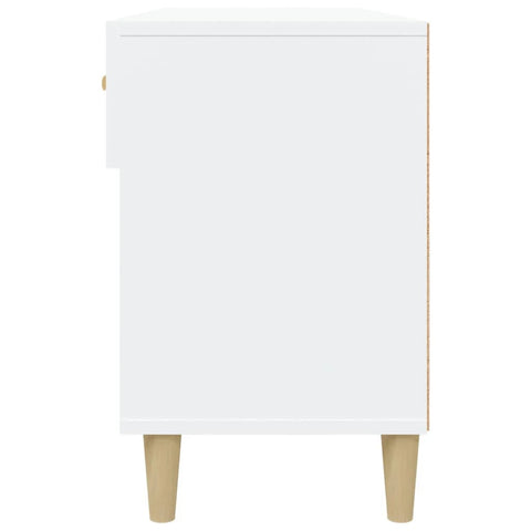 vidaXL Shoe Cabinet White 102x35x55 cm Engineered Wood