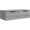 vidaXL Wall Mount Cabinet, Stylish Grey Sonoma Engineered Wood, Perfect For Room ...