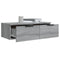vidaXL Wall Mount Cabinet, Stylish Grey Sonoma Engineered Wood, Perfect For Room ...