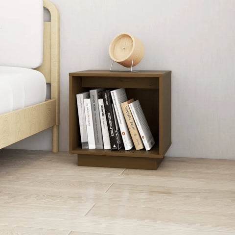 vidaXL Bedside Cabinets 2 Pcs Honey Brown 40x30x40 cm Solid Wood Pine