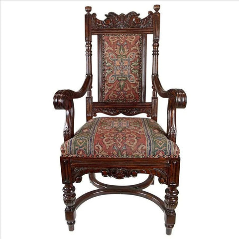 Design Toscano - Grand Classic Edwardian Dining Armchair: Each - Medieval ...