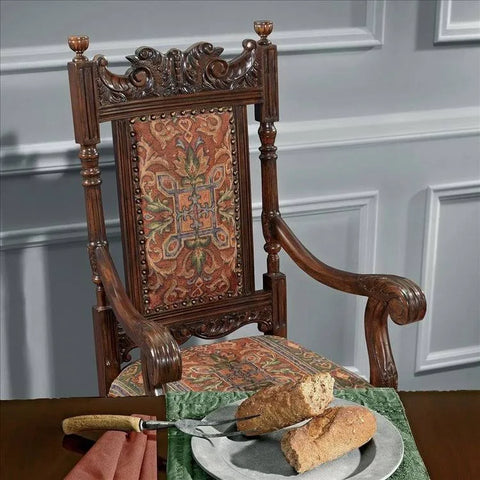 Design Toscano - Grand Classic Edwardian Dining Armchair: Each - Medieval ...
