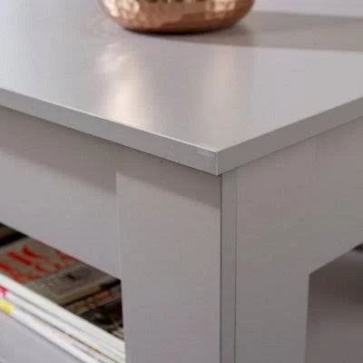 Home Source Orlando Lift Up Storage Coffee Table Grey