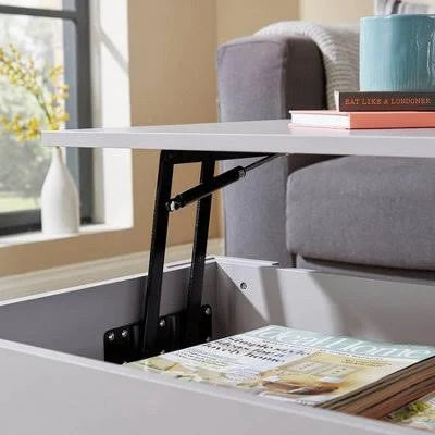 Home Source Orlando Lift Up Storage Coffee Table Grey