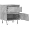 vidaXL Bedside Cabinets 2 Pcs Concrete Grey 40x35x50 cm Engineered Wood