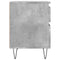 vidaXL Bedside Cabinets 2 Pcs Concrete Grey 40x35x50 cm Engineered Wood