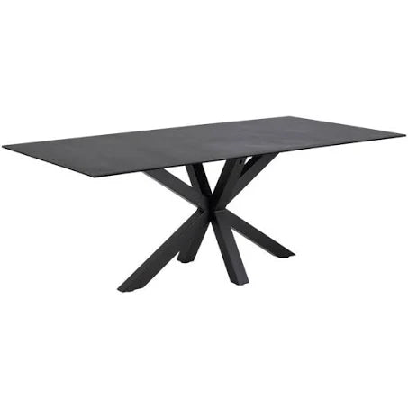 Actona - Dining Table Heaven 75.5 x 200 x 100 cm - Black